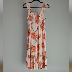 Summer maxi floral dress